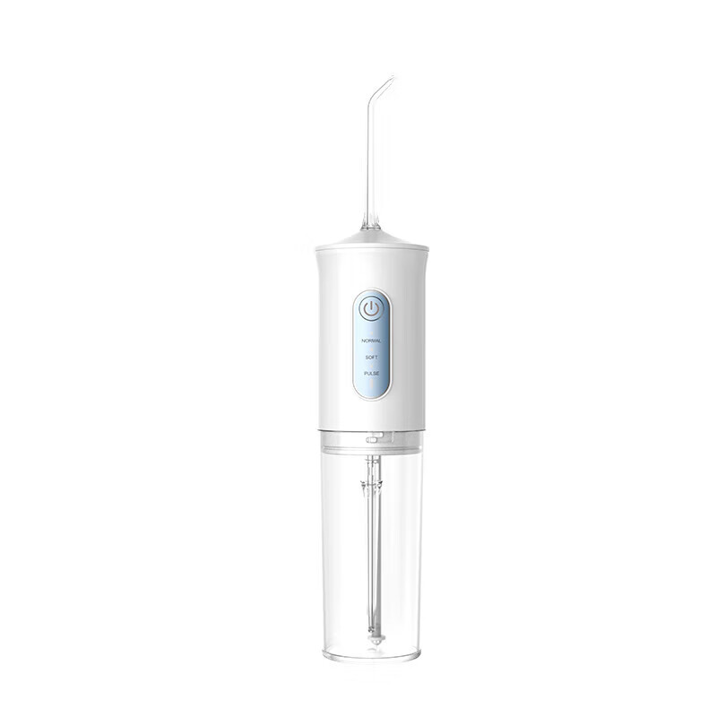Orisalus冲牙器【畅销海外12年】家用洗牙器便携水牙线牙齿冲洗器清洁口腔牙缝牙结石洁牙器美牙仪节日礼物 白色 2支喷头 脉冲水流+三档模式【超性价比款】