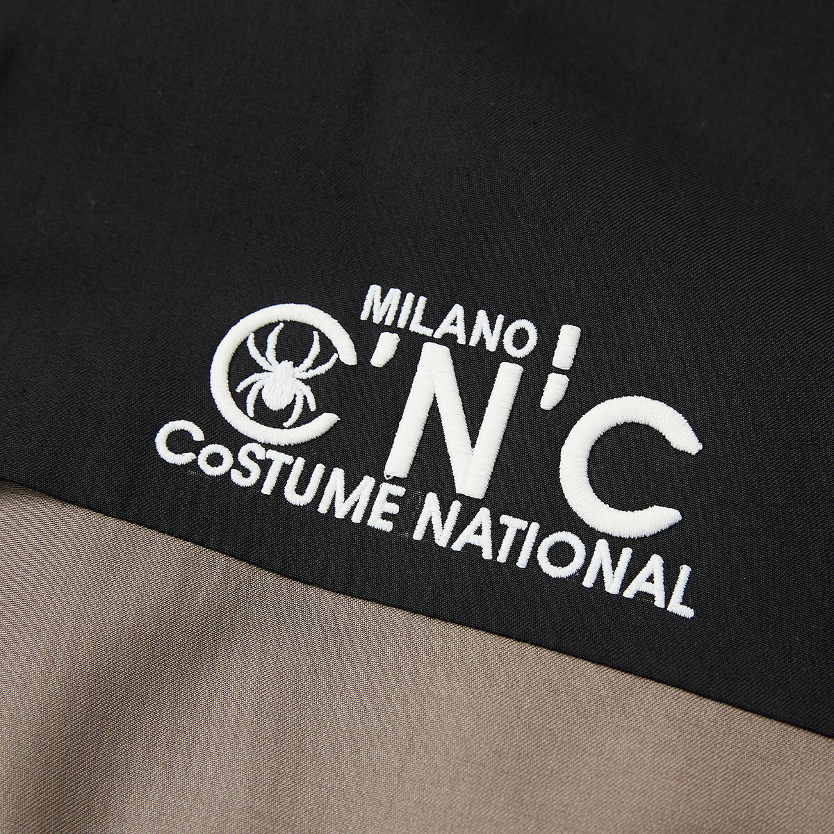 C'N'C【90鸭绒】CNC25冬新款远山户外连帽羽绒服工装撞色拼接男士外套 深咖 50 /M/(175/92A)