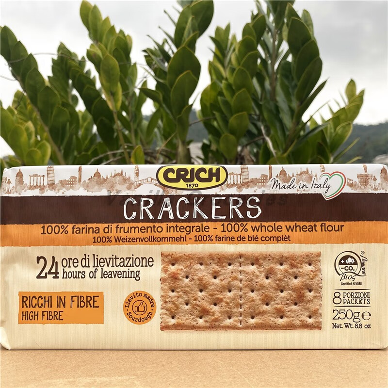可意奇Crich Crackers Whole Wheat全麦苏打饼干松脆饼干 26年5月29日全麦苏打Whole Wheat