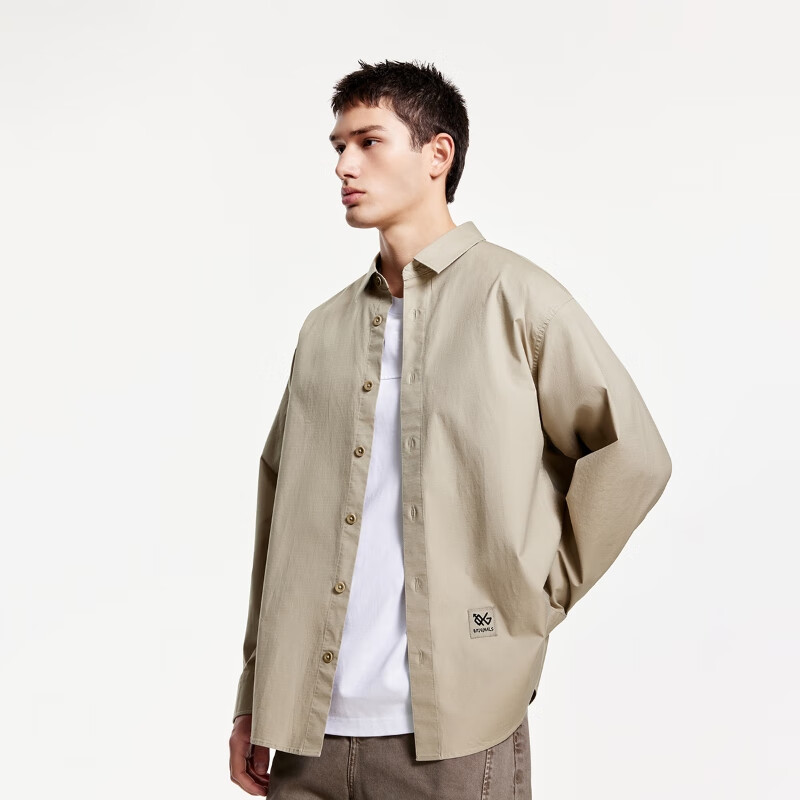 杰克·琼斯(JACK&JONES)春秋季休闲长袖衬衫男衬衣式薄外套合集 2251O3009卡其色 M 17