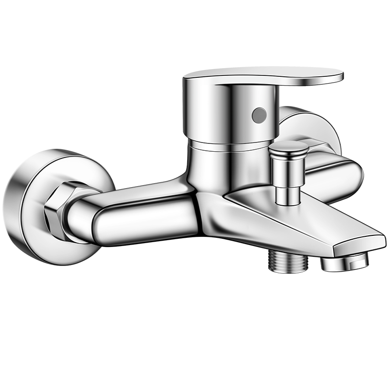 萊爾詩丹淋浴龍頭混水閥套裝衛(wèi)浴冷熱三聯(lián)洗澡開關(guān)浴缸混水龍頭LD9504