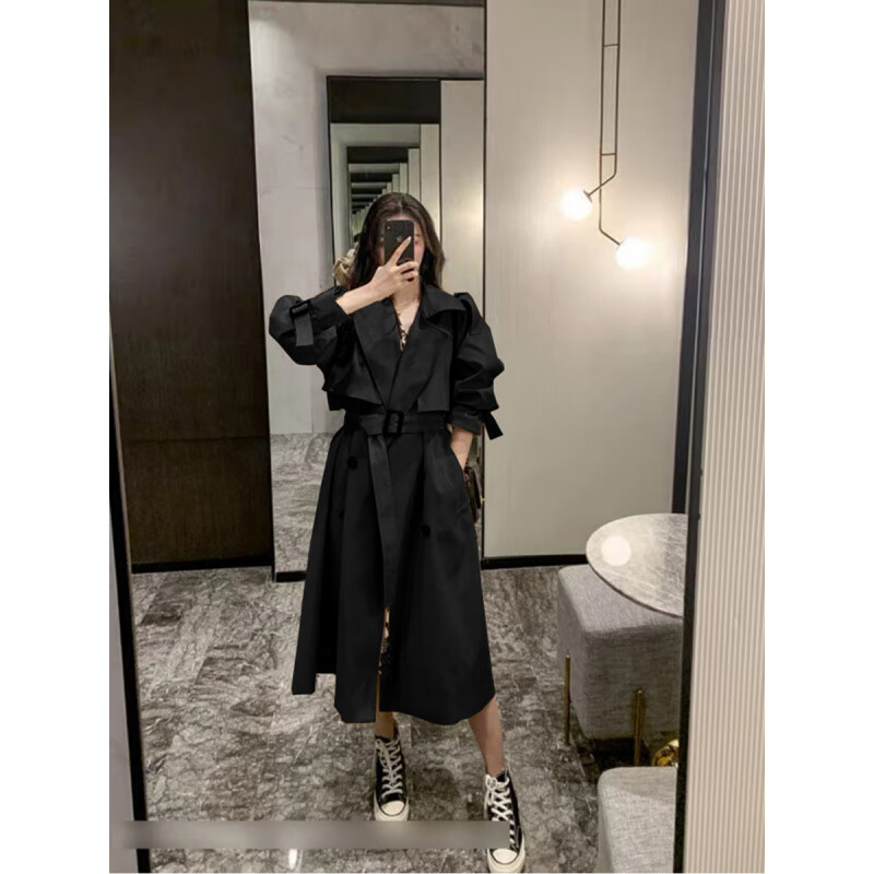 FOURDATRY����Ůװ2025���ﺫ������Ӣ�׷�С���Ӵ����г�����ɿ������׳� ��ɫ XL 254.23Ԫ