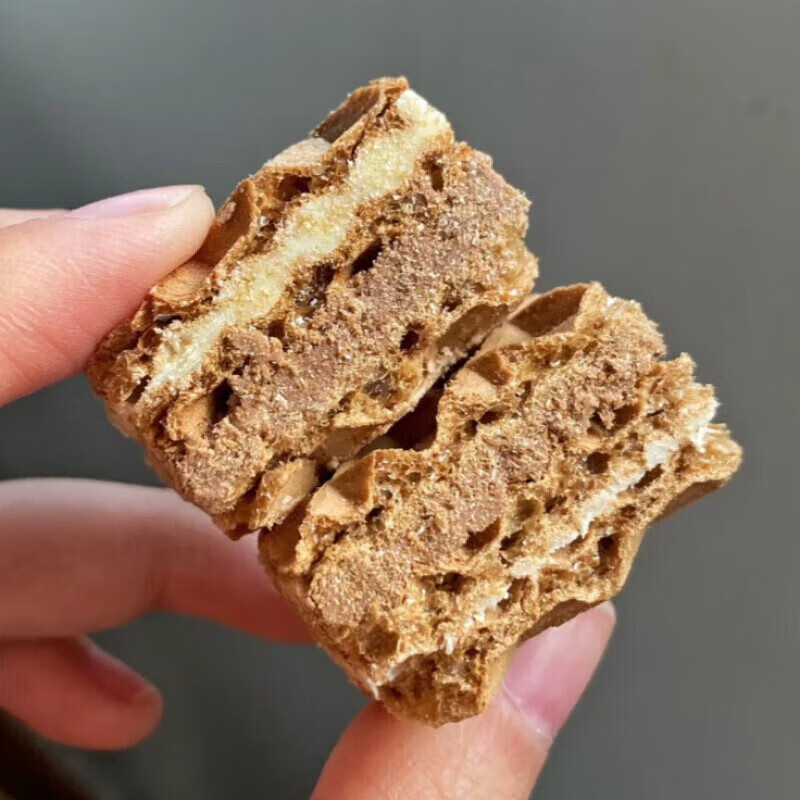 吉品到岩威化饼干好吃到起飞厚切酥脆威化零食三口味混合装 威化 口味混合装 35包*1箱