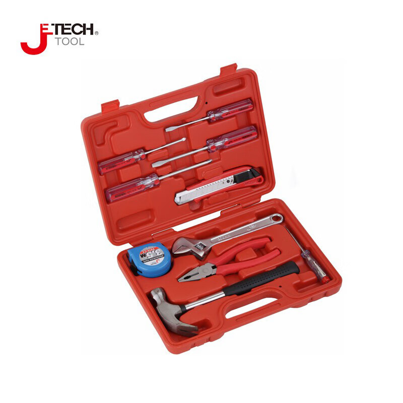 捷科（JETECH）Jetech捷科五金工具 家用工具套装10/19/21/26件套 JEB-F10