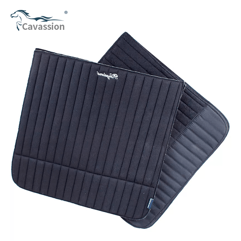 Cavassion馬腿墊 馬腳墊 馬綁腿墊 馬術(shù)用品馬具 黑色