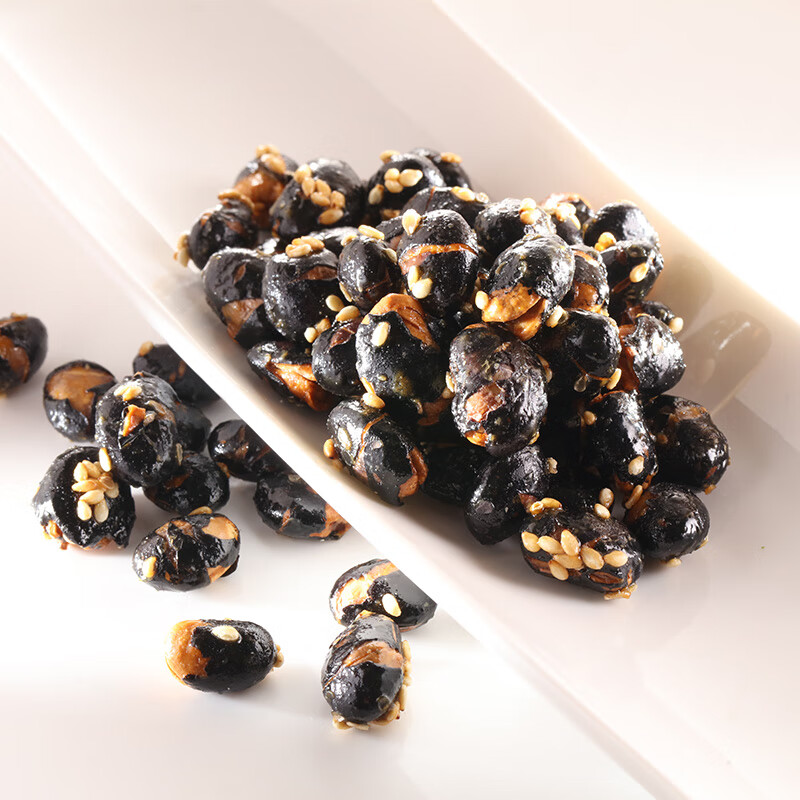 楼上中国香港楼上楼上 芝麻黑大豆200克 健康零食(210天保质期)(直邮) 味噌口味