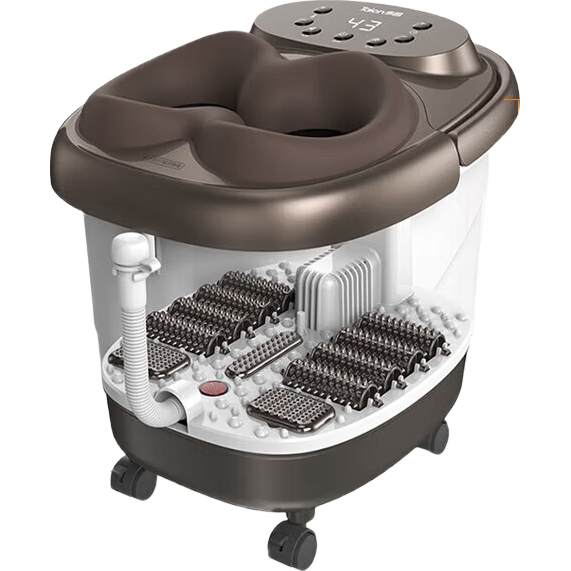 泰昌（Taicn）足浴盆加熱腳動(dòng)滾輪按摩洗腳盆泡腳桶驅寒恒溫泡腳盆足療盆送長(cháng)輩節日禮物TC-08AJ8K