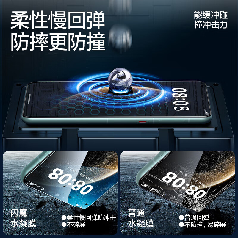 闪魔【精选】适用华为mate70pro钢化膜Mate70pro+手机膜曲面全屏覆盖无气泡超高清镜头膜水凝膜 70pro/+ 超清防爆|无气泡 2片 华为mate70pro/pro+通用+贴坏包赔