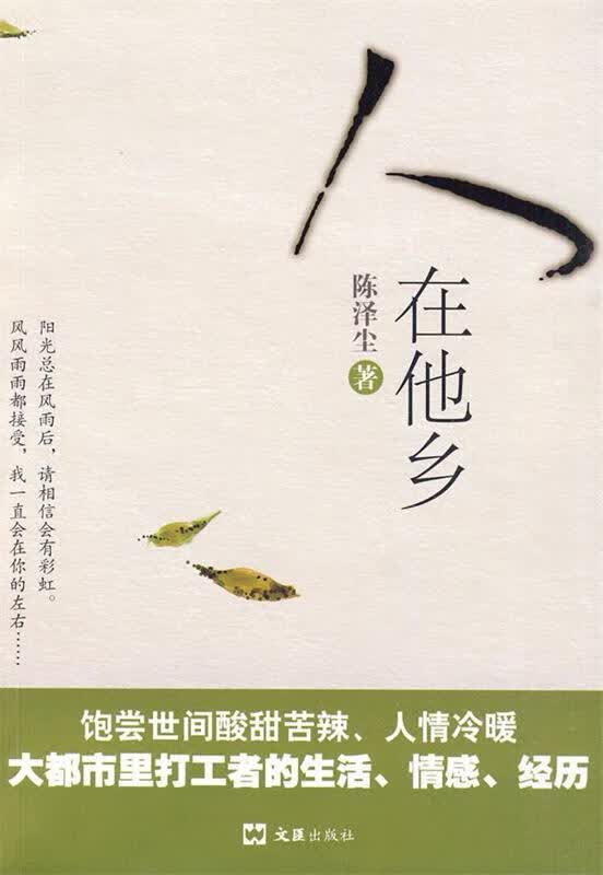 人在他乡 陈泽尘著【正版】