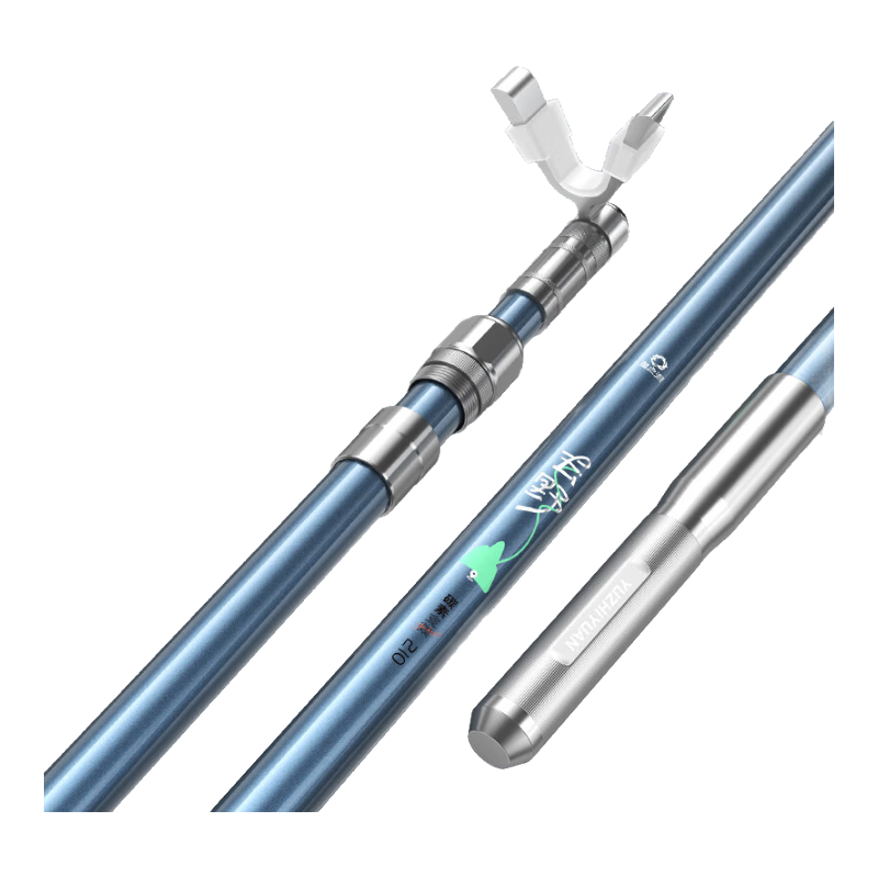 漁之源炮臺支架輕硬碳素多功能魚(yú)竿架桿可伸縮架竿釣魚(yú)支架魚(yú)竿支架 3.0m 【野釣強硬版】金屬羊角頭+金屬后掛+快拆后掛