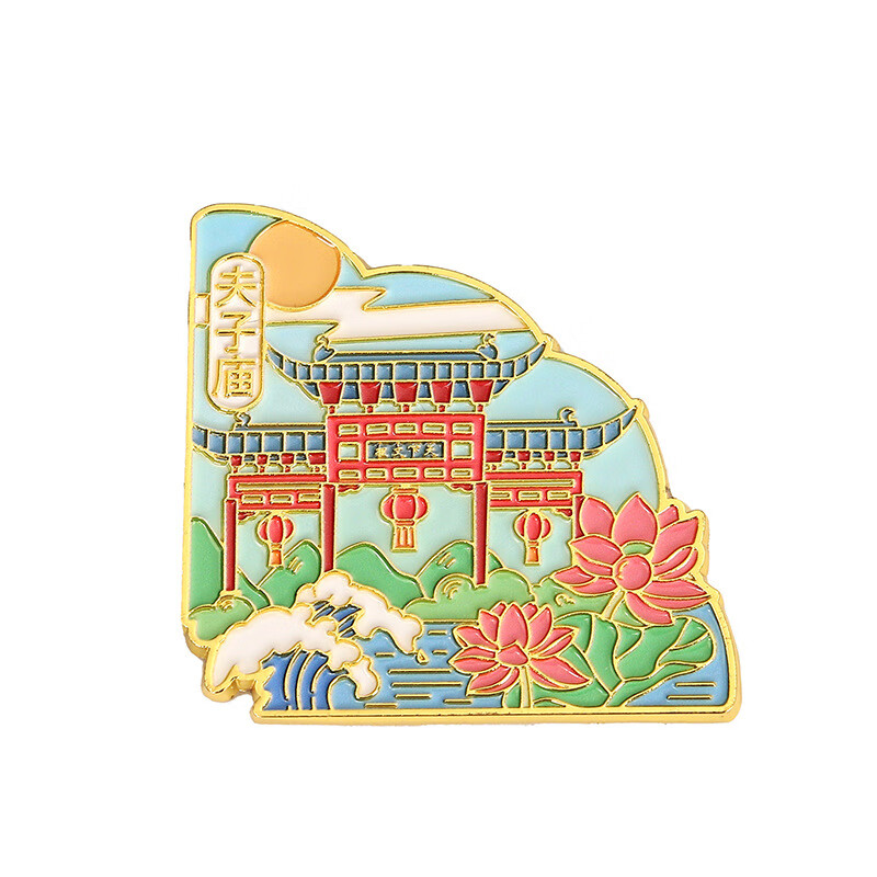 南京博物馆鸡鸣寺夫子庙玄武湖文创四季磁吸城市冰箱贴磁性贴礼品 南京-四季冰箱贴套装