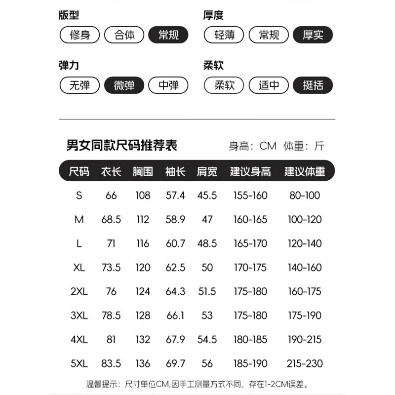 JEEP SPIRIT吉普2025新款红色冲锋衣女春秋季户外三合一爬山外套小个子超好看 男女同款-黑色【单冲/春秋款】 5XL