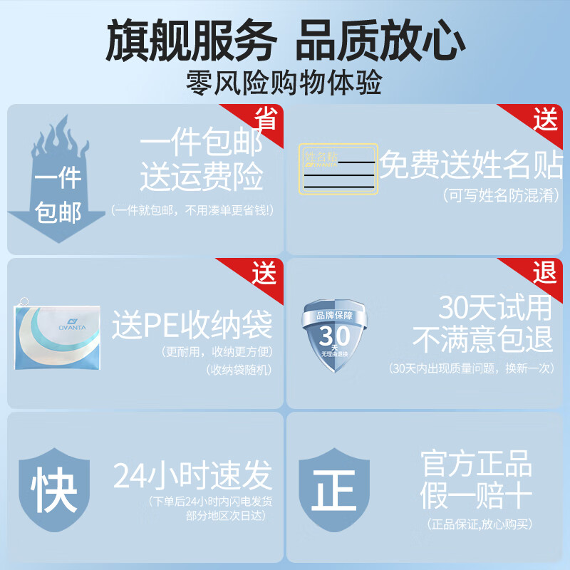 欧梵达跳绳儿童竹节一年级小学生幼儿园3-56-12岁初学考试专用不打结 【软竹节/甩到不疼】学校推荐-天空蓝