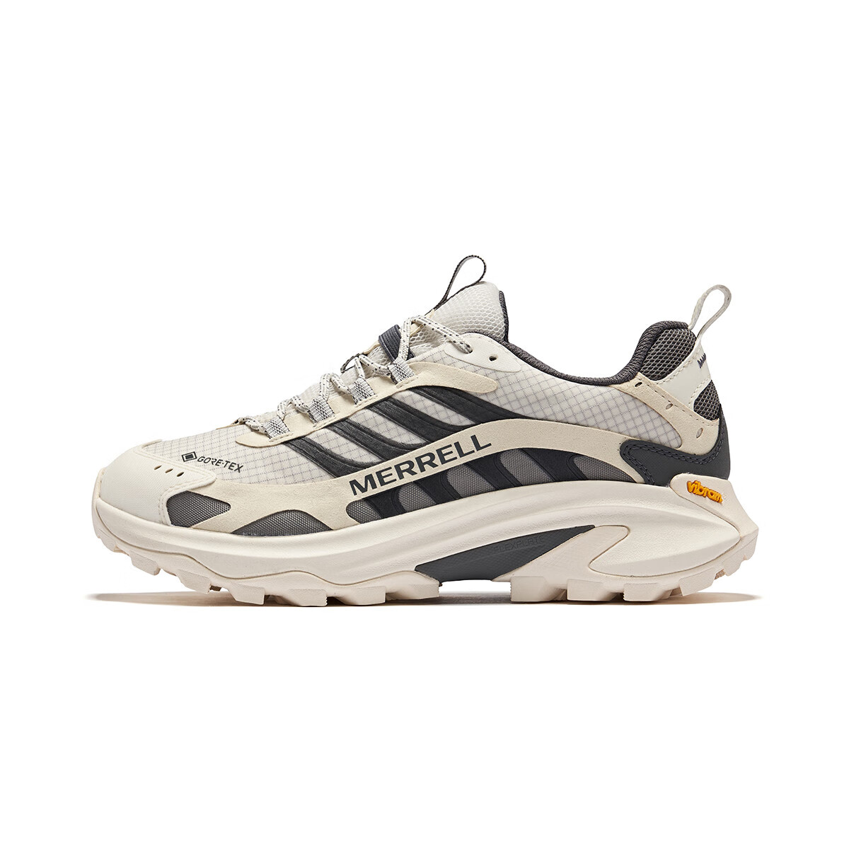 迈乐（Merrell）MOAB SPEED 2GTX户外低帮男款越野鞋轻量徒步鞋 米灰（男） 40