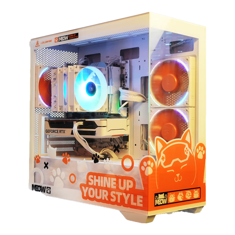 �߲ʺ磨Colorful����èRTX 5060 Ti��Ӱ�ȶ���DIY��װ��̨ʽ����������Ӣ�ض�i5-14490F�ٱ�14600KF���� i5-14600KF +RTX5060Ti-16G