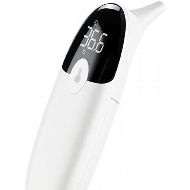 普爵耳溫槍精準體溫計家用耳朵測溫槍入耳式充電式體溫槍嬰兒醫用 【 【電池款】額耳溫雙測+對比測量更安心