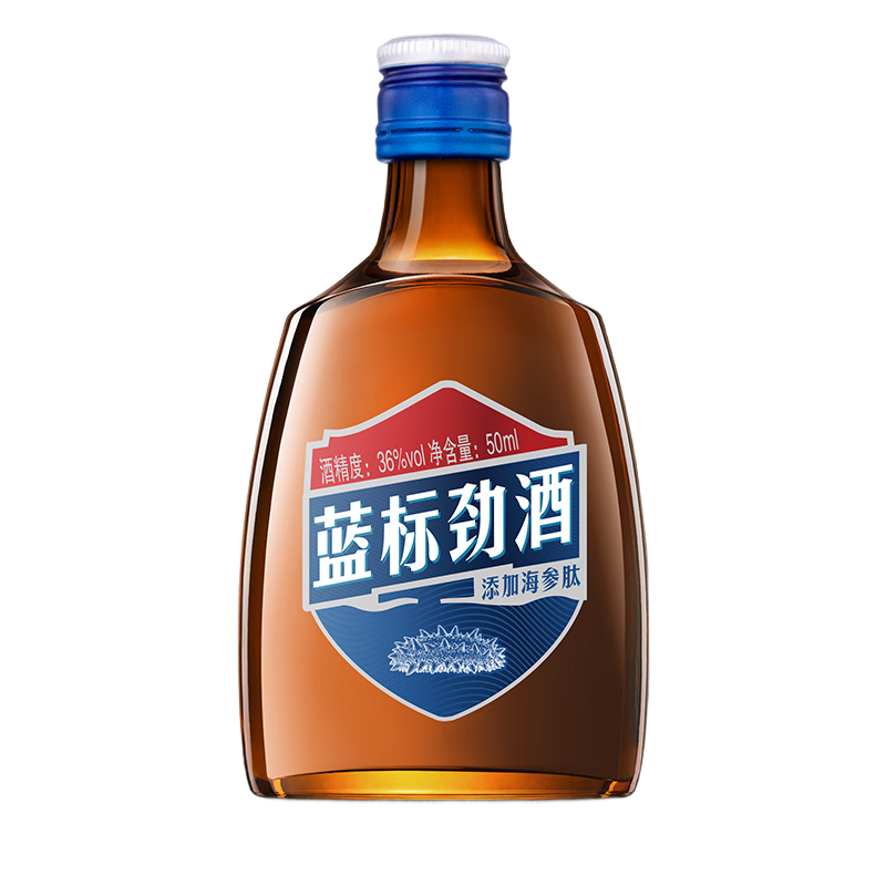 劲牌劲酒 蓝标劲酒36度50mL/125mL 无蔗糖木糖醇 低度养生酒 小瓶聚会 36度 50mL 1瓶 单支品鉴装