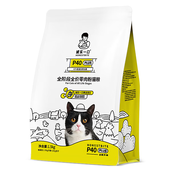 ��ʵһ�� P40 PLUS ����è���� ����ζ 1.5kg��4�� ����� 219Ԫ(��54.75Ԫ/1.5kg)