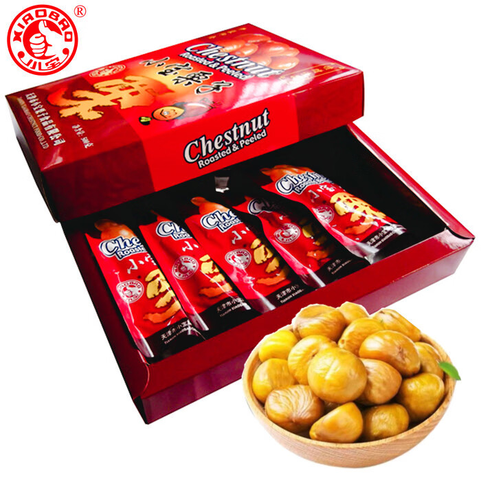 天津小宝栗子甘栗仁500g礼盒装开袋即食迁西板栗仁正宗产包 甘栗仁