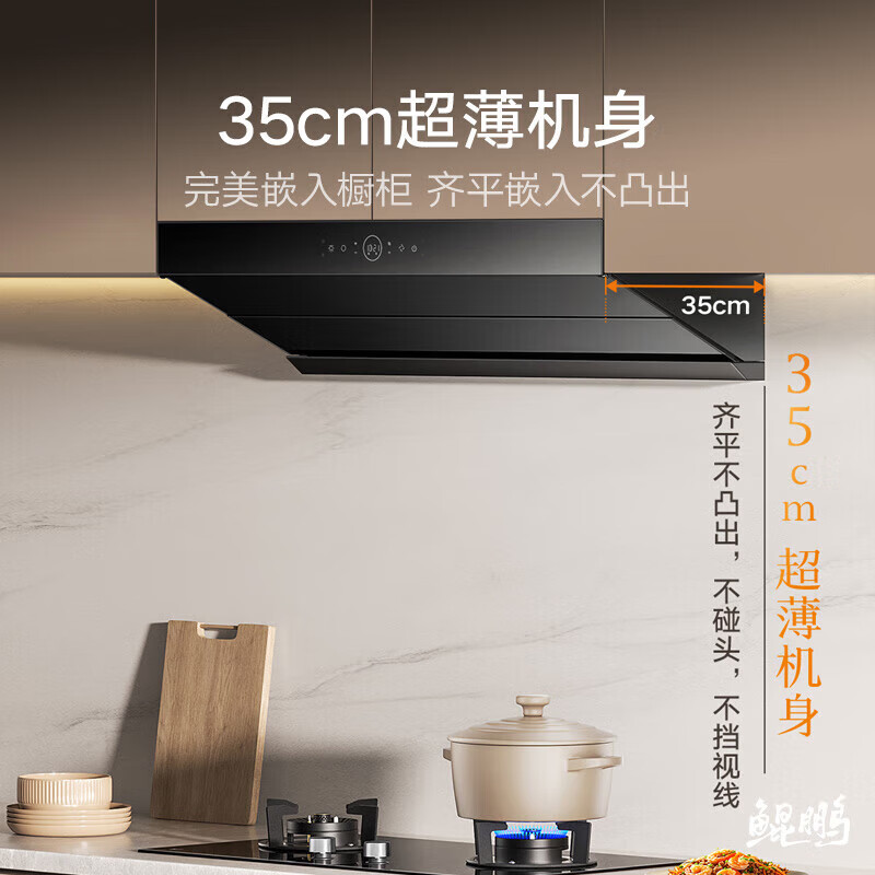 云米(VIOMI)鲲鹏抽油烟机家用厨房顶侧双吸26大吸力0缝真平嵌静音一级能效变频AI自清洁以旧换新家电烟灶联动 鲲鹏烟机+5.2KW液化气灶