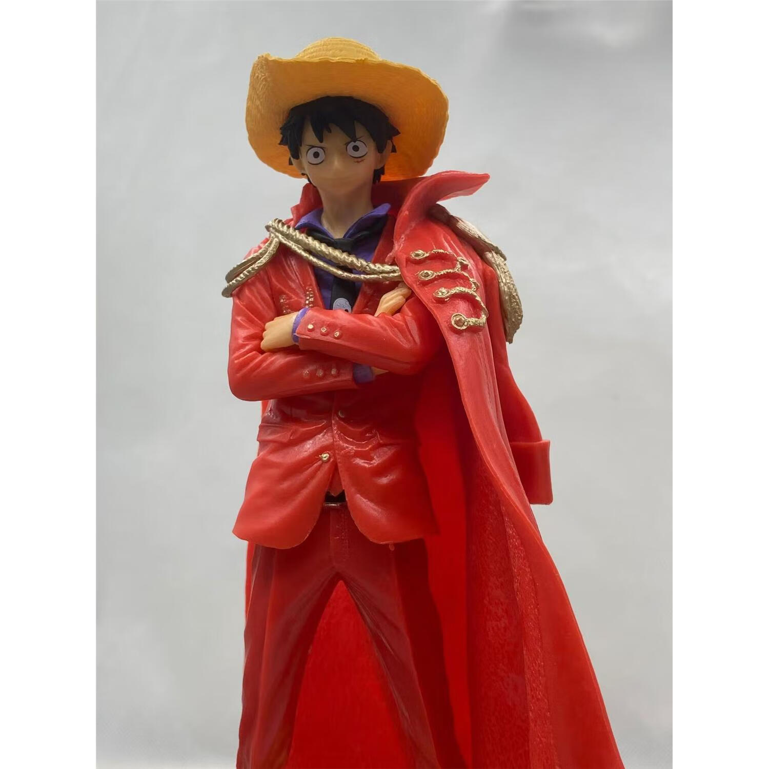 海贼 航海王20周年 红衣黑衣路飞 披风路飞站姿路飞 模型