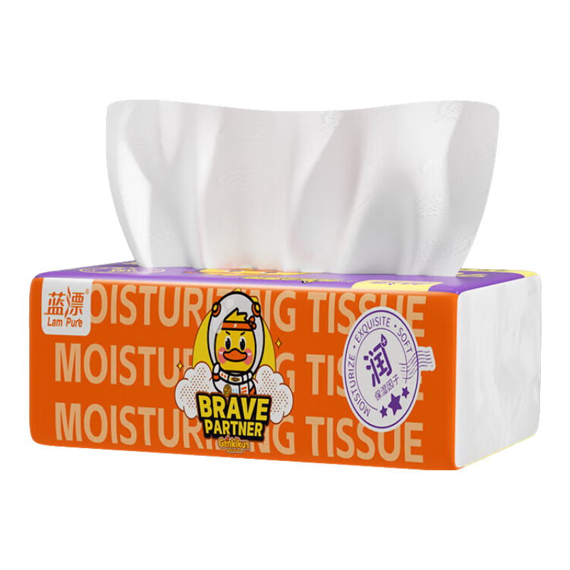 �ٽ��ۣ���Ư ��˪ֽ��ʪ��ֽ 4��80��*3�� ����� �ճ�ͨ�� 1.98Ԫ������ȯ��