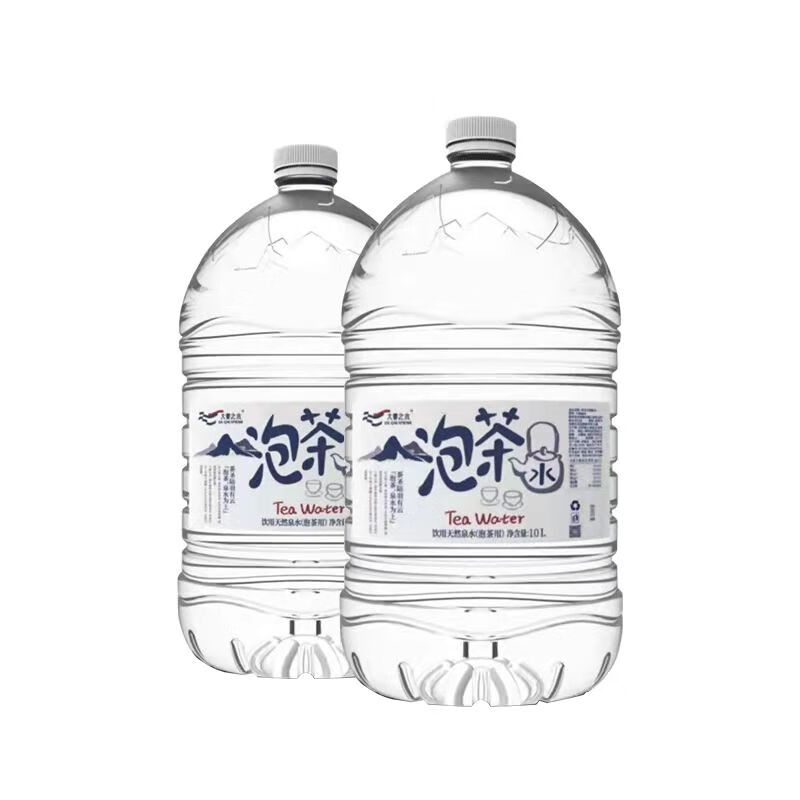 大秦之水天然泡茶水10L*2桶整箱煲湯辦公泡茶天然泉水 10L*2