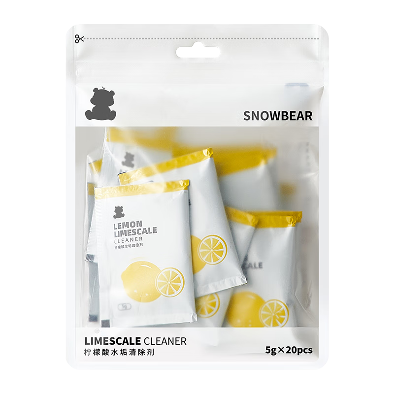 小白熊SnowBear柠檬酸除垢剂水垢清洁剂 恒温水壶20包/盒9009