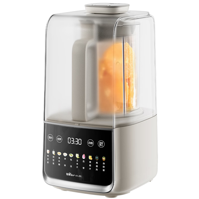 小熊（Bear）低音降噪破壁机 1.5L家用豆浆机预约多功能全自动米糊机 五谷杂粮料理机榨汁机F10M2
