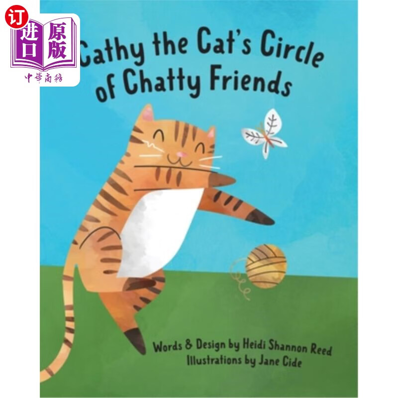 海外直订cathy the cats circle of chatty friends 凯蒂猫的朋友圈
