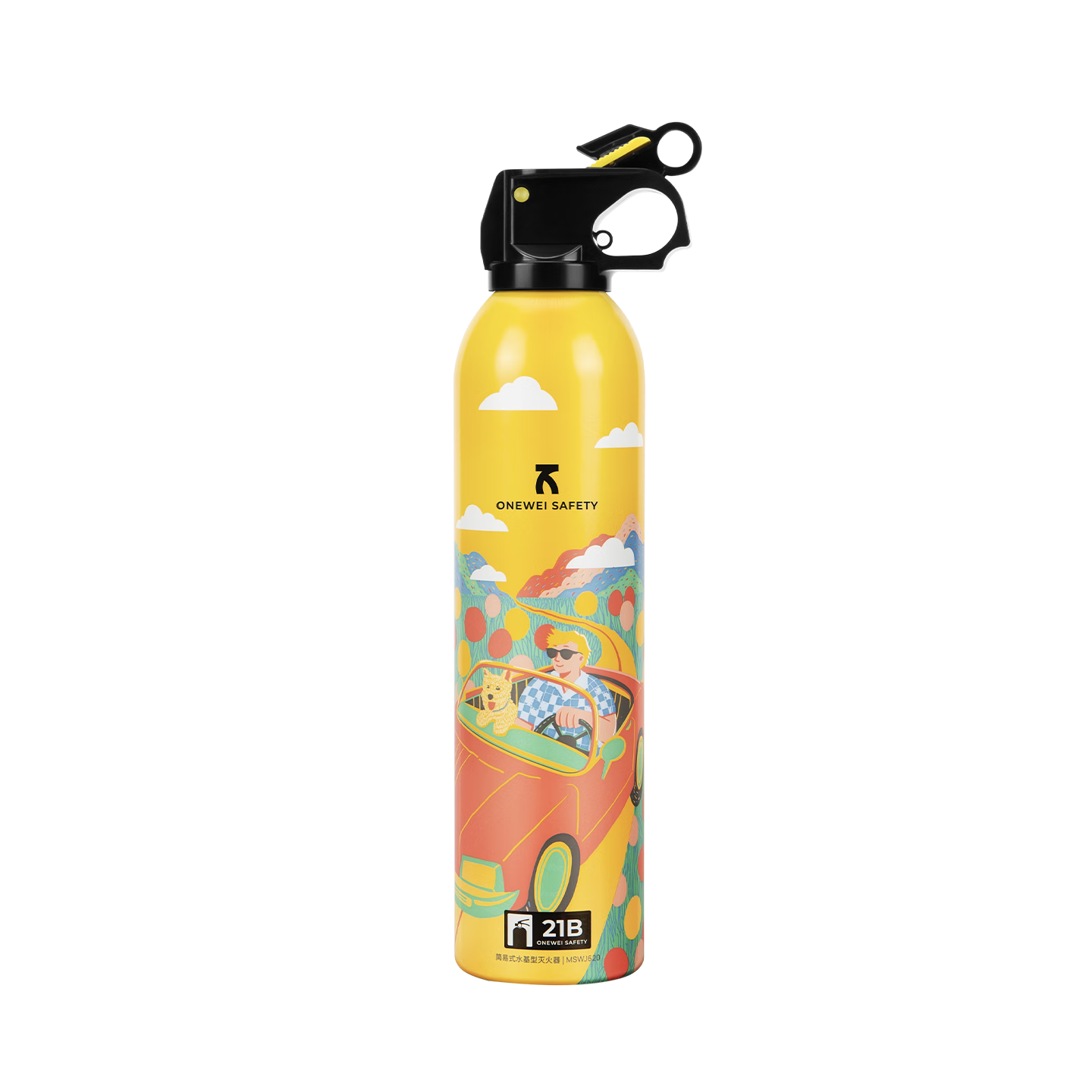 ONEWEI SAFETY车载水基灭火器便携式家用商用3C认证 13.8元 - 线报酷
