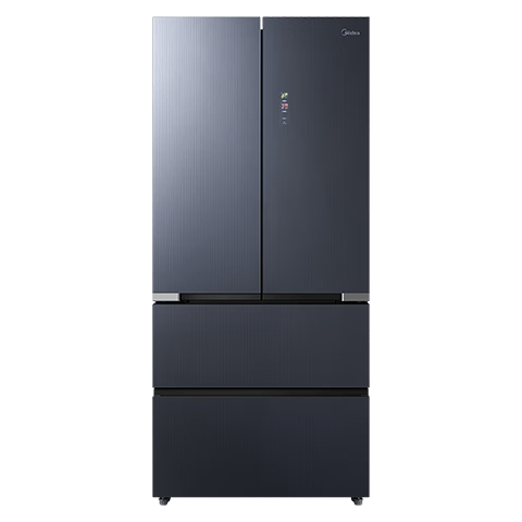 美的（Midea）微晶系列526法式多门冰箱脉冲净化除菌嵌入大容量一级能效风冷无霜钻影灰BCD-526WUFGPZMA国家补贴