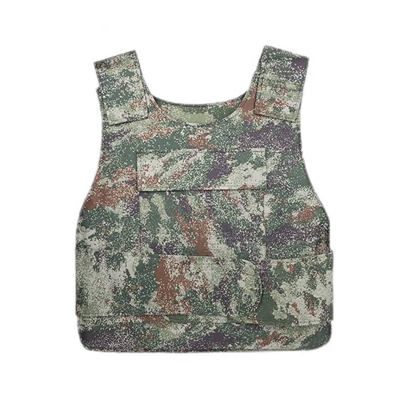 防d外套罩防刺服四战术背心多功能沙色背心外皮外罩 丛林迷彩