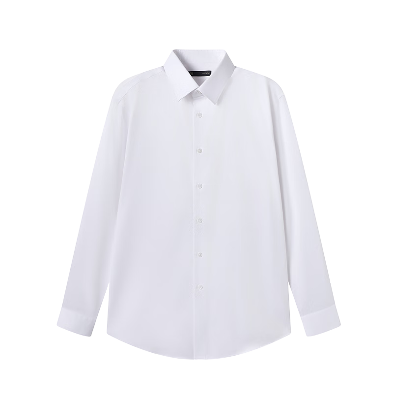 百亿补贴：京东京造【80支长绒棉】衬衫男白衬衫长袖衬衫新款秋季商务外套  白色42 122.55元(含国补)