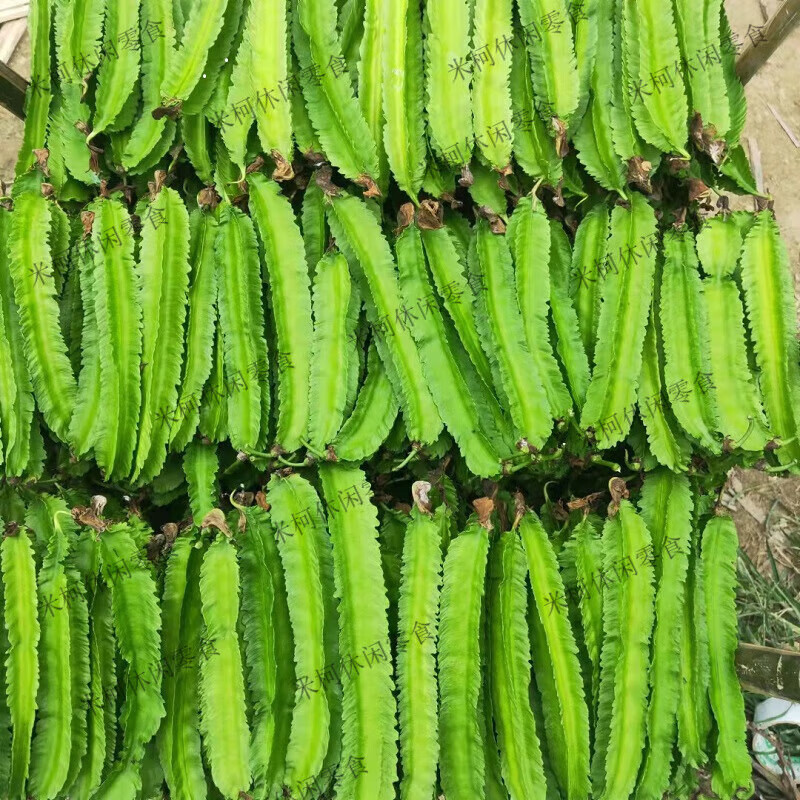 海南龙豆三亚特产四角豆新鲜四棱豆杨桃龙豆蔬菜 帝皇豆 空运 500g