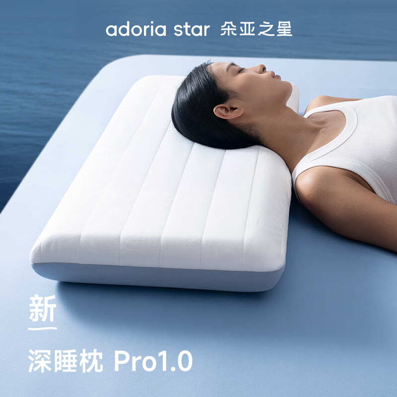 朵亚之星深睡枕PRO记忆棉枕头护颈枕颈椎病深度睡眠专用成人枕头枕芯一套 双芯慢回弹-10cm 单只 【盒子+送枕套】