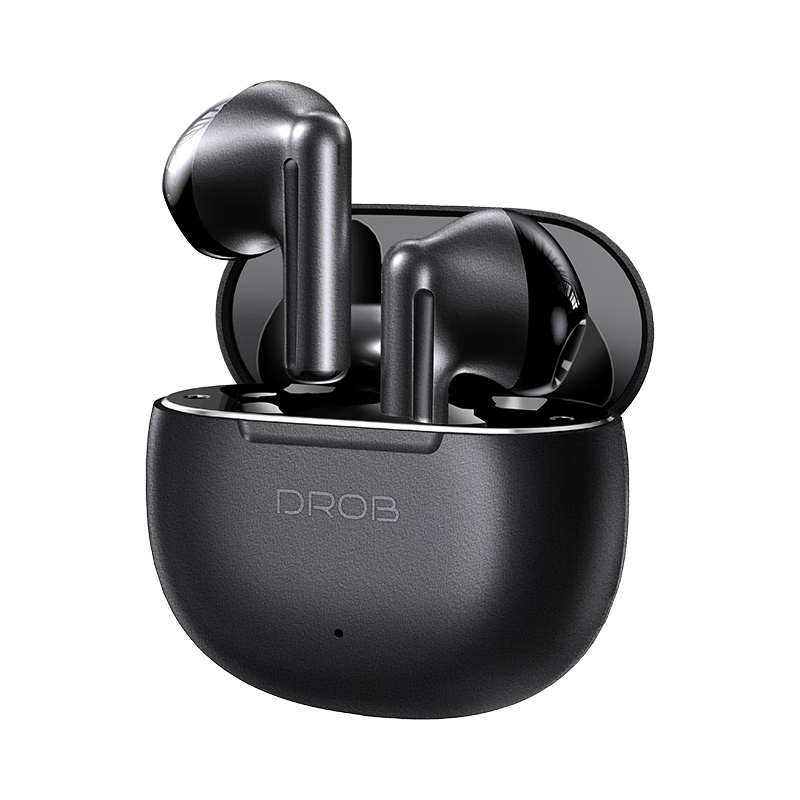 电萝卜D.ROB同声翻译AI耳机智能降噪无线蓝牙半入耳式金属充电舱音乐运动耳机适用华为小米苹果MAX20钛灰色