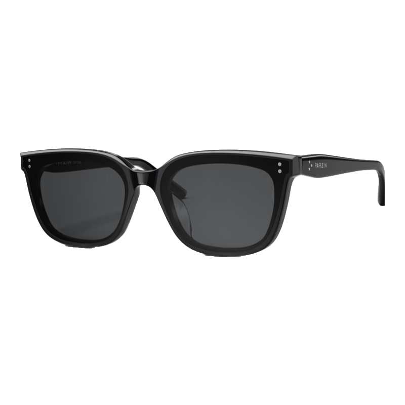 帕森女士定制太陽(yáng)鏡，時(shí)尚方框黑色男士防太陽(yáng)鏡，可配Pj7816 星耀黑_【_偏光】