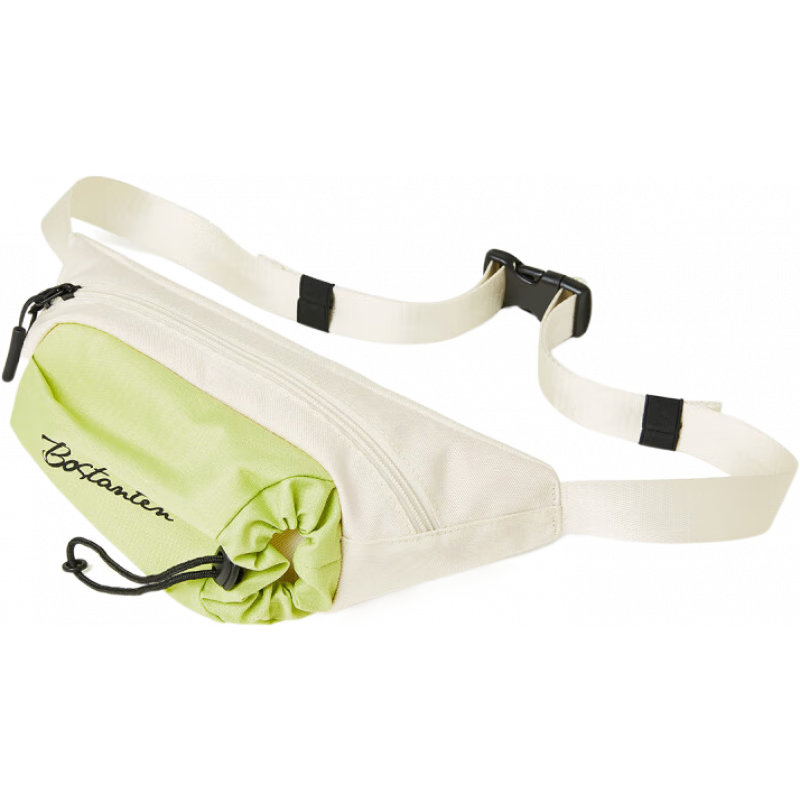 波斯丹頓新款時(shí)尚胸包騎行戶外休閑運(yùn)動(dòng)輕便單肩斜挎包男女腰包潮 米白配綠【撞色搭配___戶外便攜