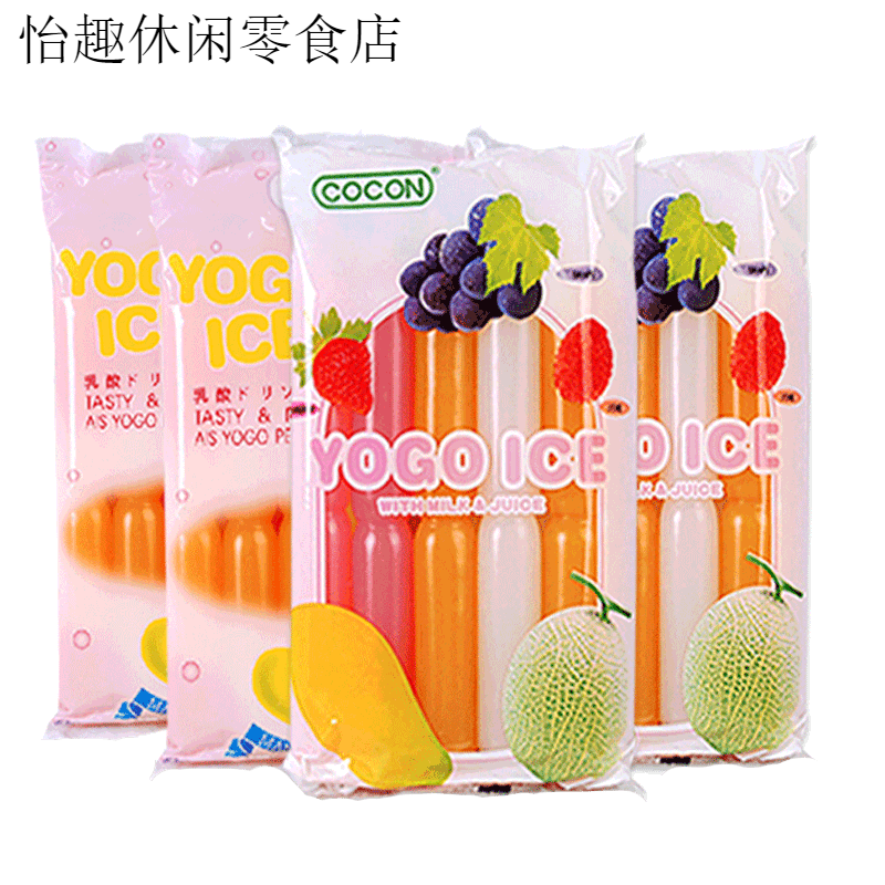 可康（cocon）可康碎碎冰多口味果汁飲料棒棒冰可吸果凍30支 (沙冰)可康多口味棒棒冰(共30支)
