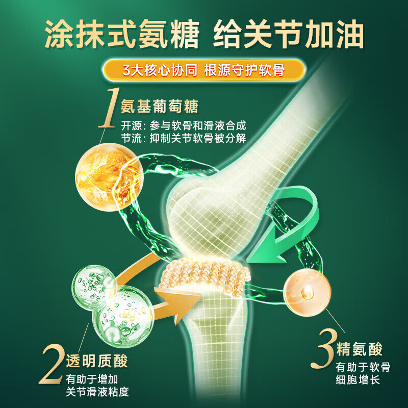 Krauterhof马栗膏乐按摩凝胶发热活关节膏马油舒缓肌肉 外用氨糖按摩膏100ml