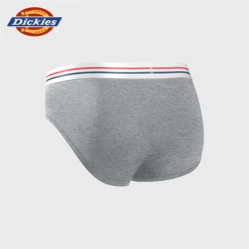 Dickies男士内裤三角裤纯棉10A抗菌冬季透气窄边性感全棉青少年加大宽松 藏青色三条装 3条 4XL 【建议200-230斤】