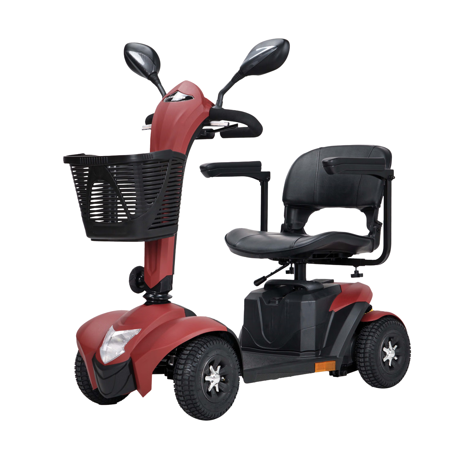 英洛華（innuovo）電動(dòng)車?yán)夏耆舜杰囁妮嗆嚰矣谜郫B迷你上班接送孩子80歲農(nóng)村新款 3481新品酒紅丨650W電機(jī)丨20A鉛酸跑60里