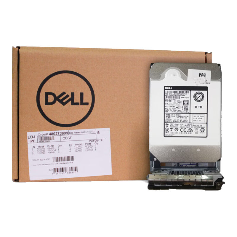 ������DELL������������վӲ����ҵ�� SAS/SATA/300G/600G/900G/1T/2T/3T/4T /6T/8T/12T/16T/18T/20T 8T SAS 7.2K RPM 3.5Ӣ�� 2088Ԫ