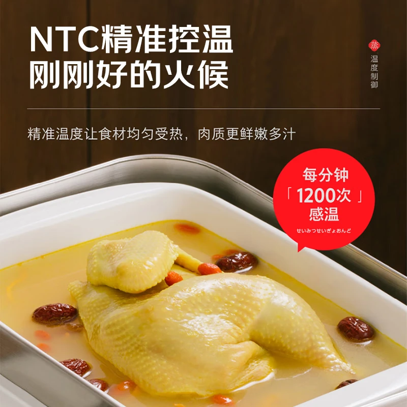 东芝（TOSHIBA）【重磅新品】芝味蒸Ultra电蒸锅 0塑0涂层电蒸锅19L大容量猛火炖蒸煮一体多功能电蒸锅ES-21MSVC 19L