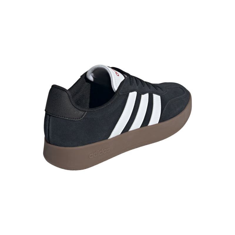 adidas「T头鞋」BARREDA休闲板鞋德训鞋男女阿迪达斯官方轻运动 黑色/白色/树脂黄   41  