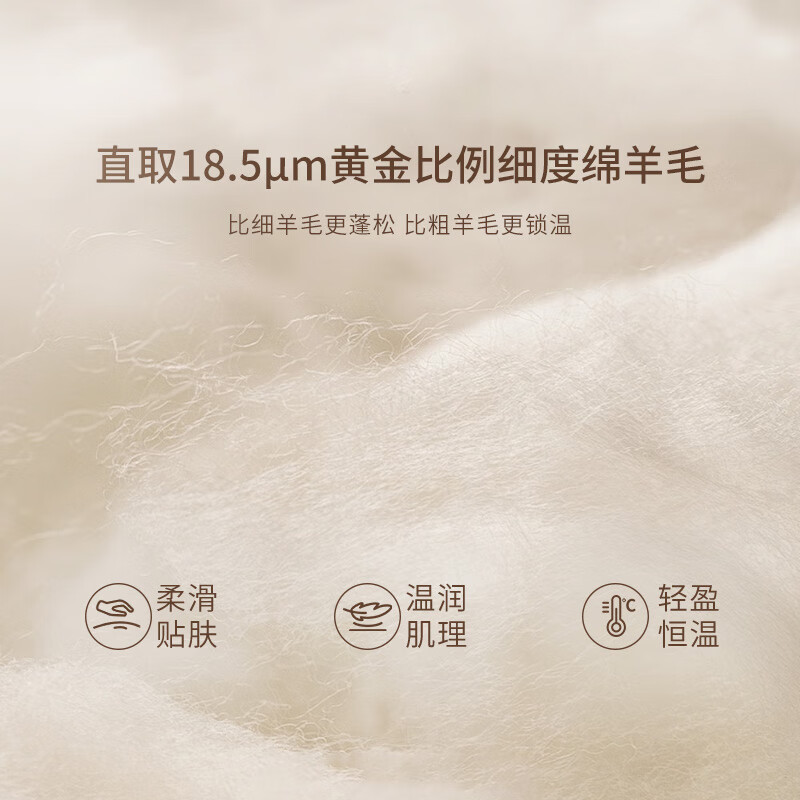 上海故事秋冬新款素影繁花双头绣100%羊毛围巾送长辈妈妈女刺绣大披肩 素影繁花-霜月灰 200*70cm(含须)