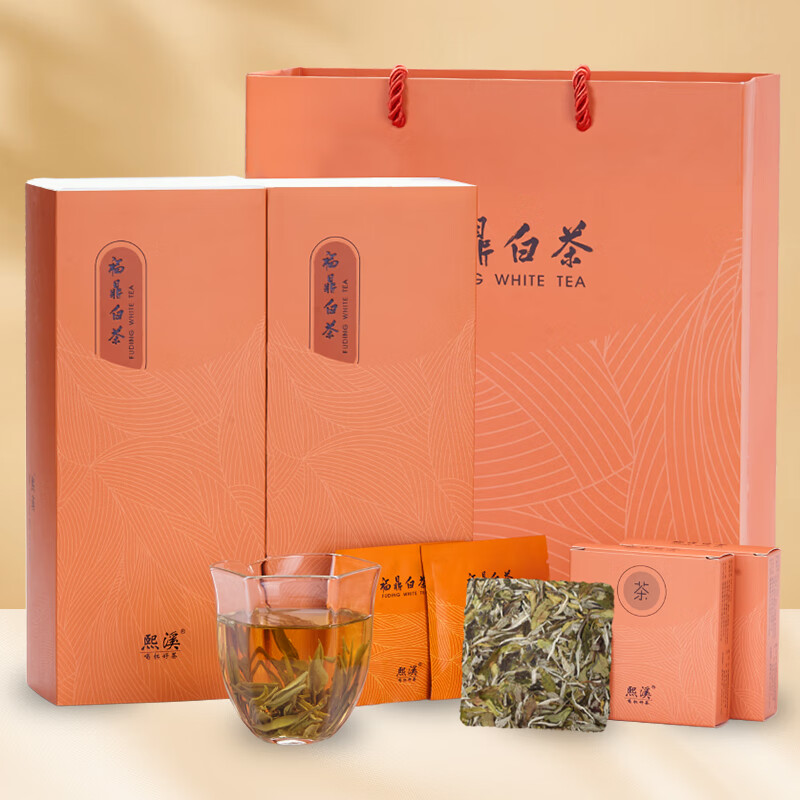 熙溪 福鼎白茶白牡丹 老白茶2015年牡丹王 茶葉禮盒裝送禮自己喝 300g