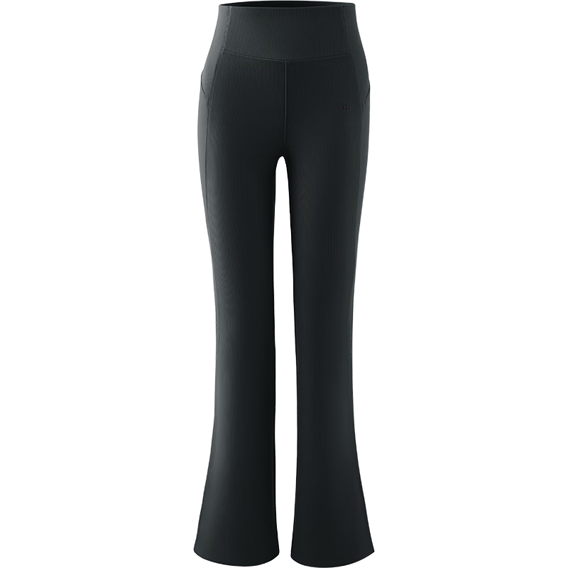 蕉下（beneunder）高弹高暖微喇裤加绒休闲裤女修身裤子喇叭保暖塑型百搭EL111