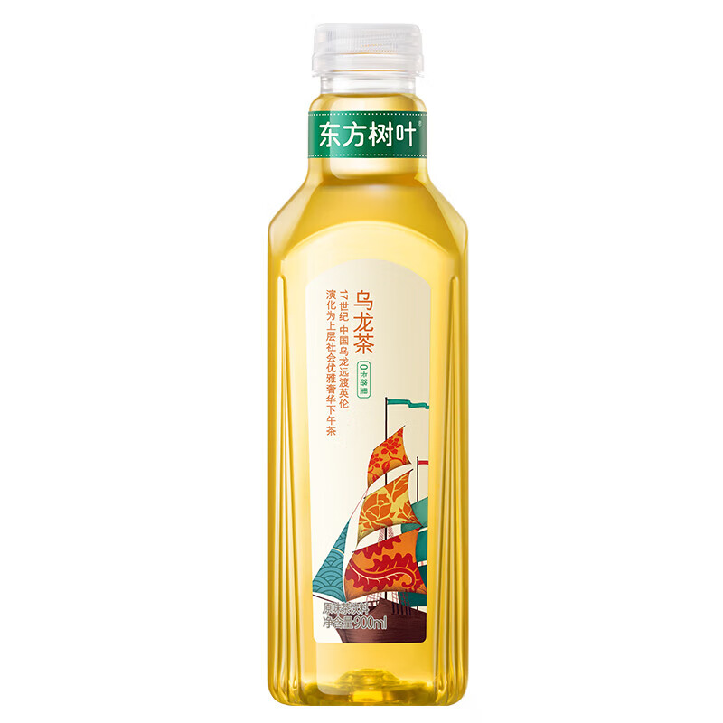 农夫山泉东方树叶茉莉花茶900ml/335ml/瓶大瓶装无糖茶饮料0糖0脂整箱装 乌龙茶 900mL*1瓶
